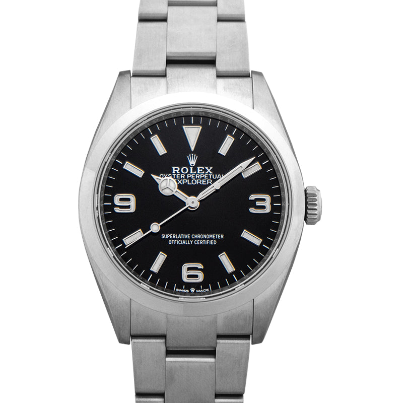 Explorer Automatic Black Dial Stainless Steel Men's Watch
