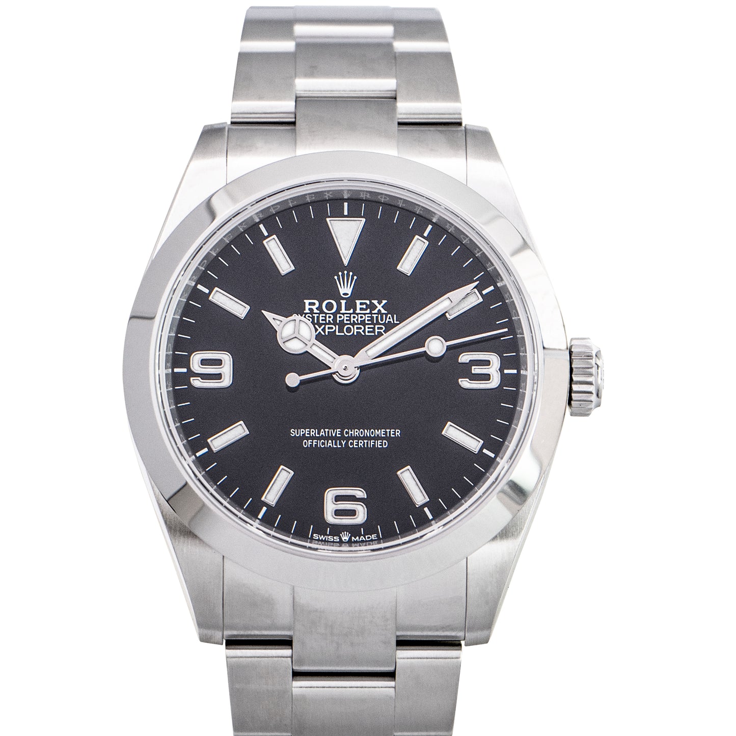 Explorer Automatic Black Dial Stainless Steel Men's Watch