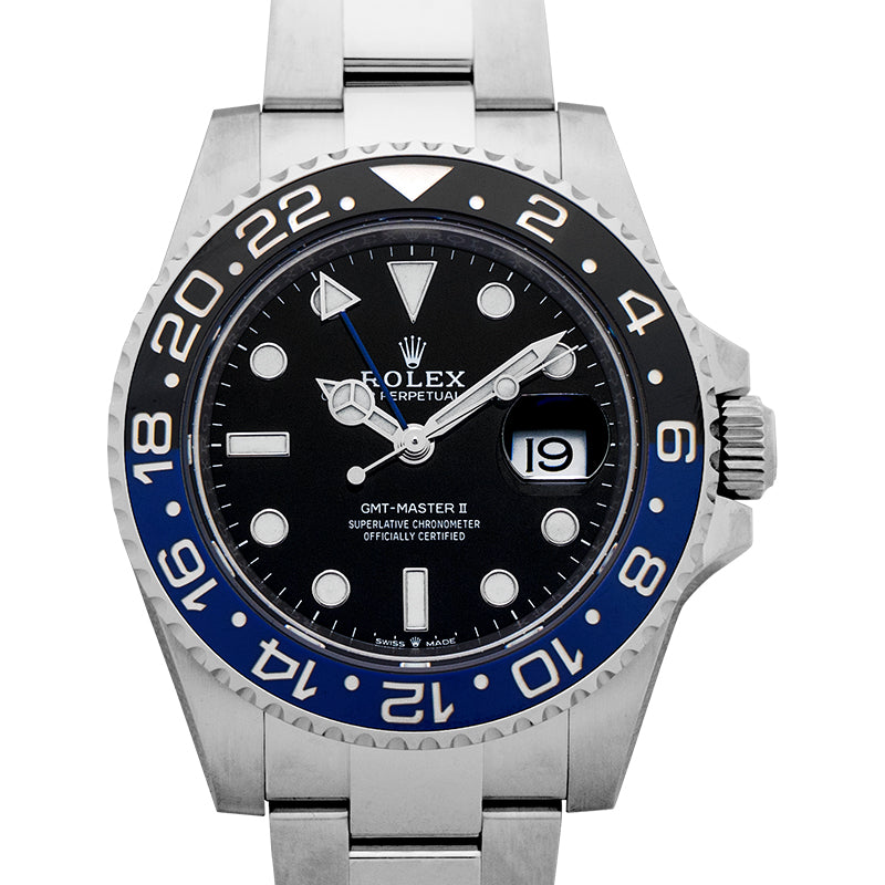 GMT Master II Automatic Black Dial Stainless Steel Men's Watch