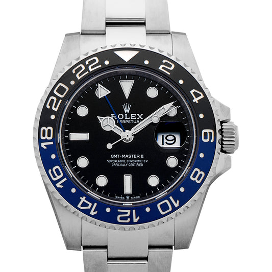 GMT Master II Automatic Black Dial Stainless Steel Men's Watch