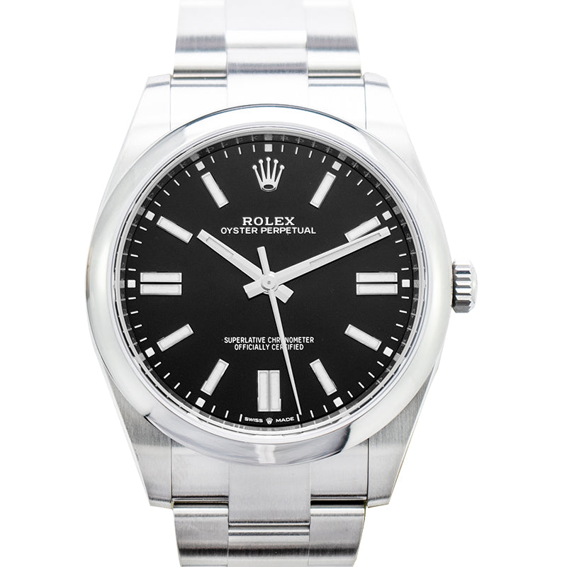New Model 2020 Oyster Perpetual 41mm Automatic Black Dial Men's Watch