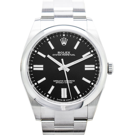 New Model 2020 Oyster Perpetual 41mm Automatic Black Dial Men's Watch