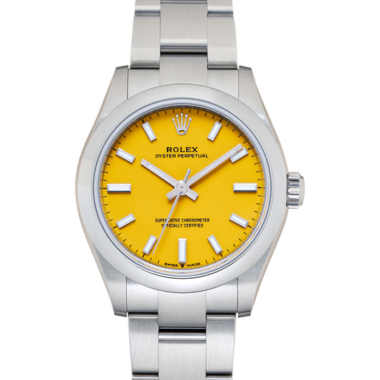Oyster Perpetual 31 Automatic Chronometer Yellow Dial Ladies Watch