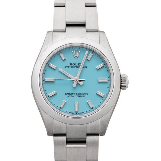 Oyster Perpetual 31 Automatic Chronometer Blue Dial Ladies Watch