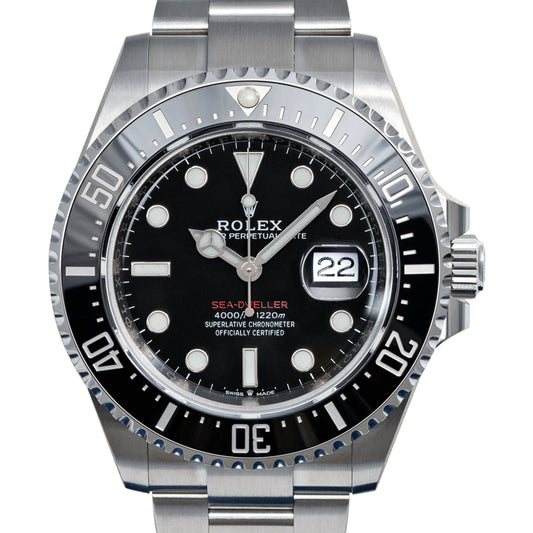 Oyster Perpetual Sea-Dweller 43mm Ceramic Bezel Stainless Steel Men's Watch 126600BKSO