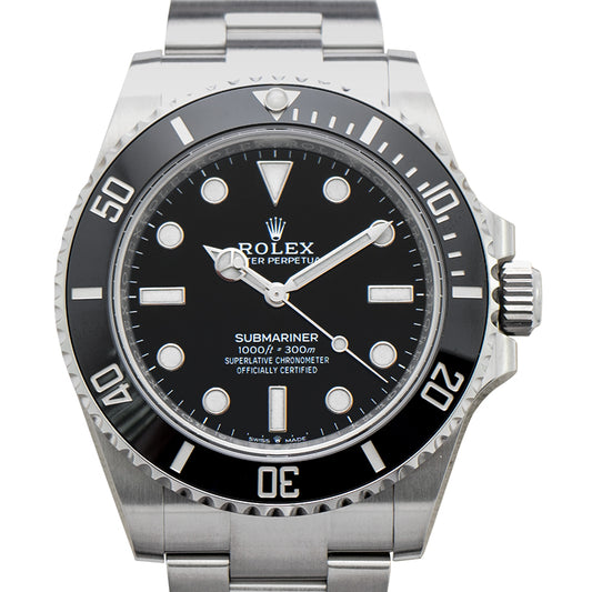Submariner Oystersteel New Model 2020 Automatic Chronometer Black Dial Men's Watch