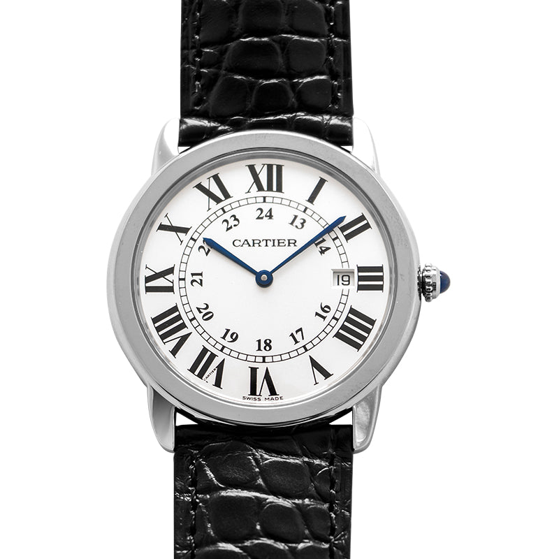 Ronde de Cartier 36mm Quartz Silver Dial Stainless Steel Unisex Watch