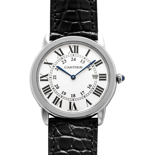 Ronde de Cartier 36mm Quartz Silver Dial Stainless Steel Unisex Watch