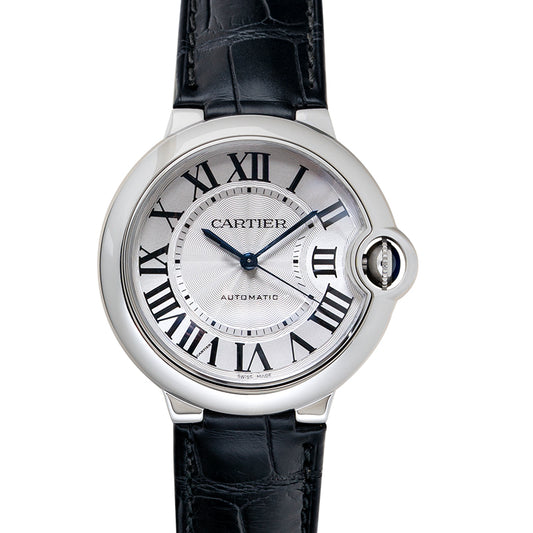 Ballon Bleu de Cartier 37mm Automatic Silver Dial Stainless Steel Ladies Watch