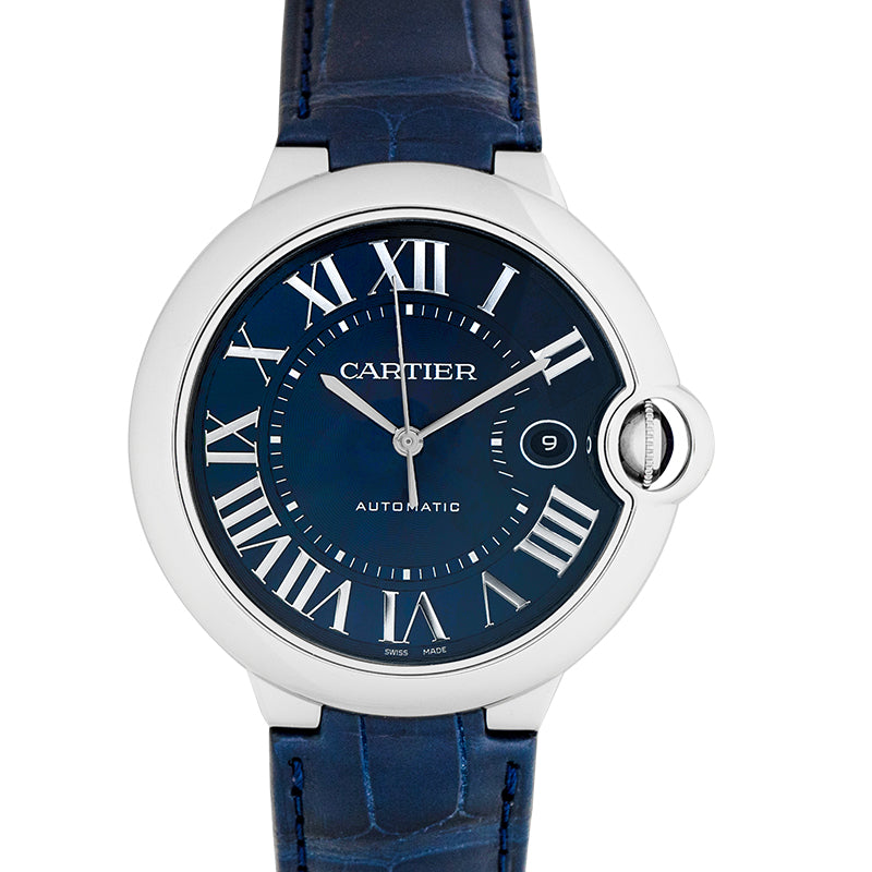 Ballon Bleu de Cartier Automatic Blue Dial Stainless Steel Men's Watch