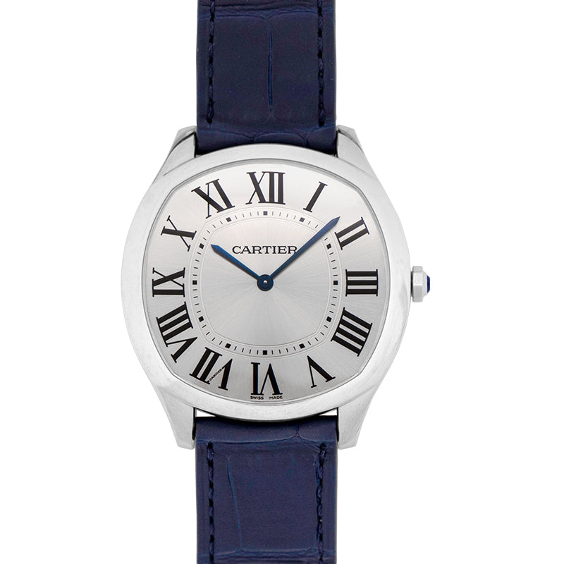 Drive de Cartier 38mm x 38mm Silver Dial Stainless Steel Men's Watch