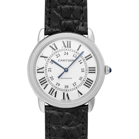 Ronde de Cartier 36mm Automatic Silver Dial Stainless Steel Ladies Watch