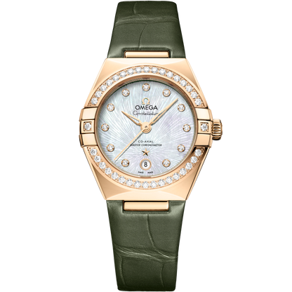 Constellation 29 mm, Moonshine™ gold on alligator