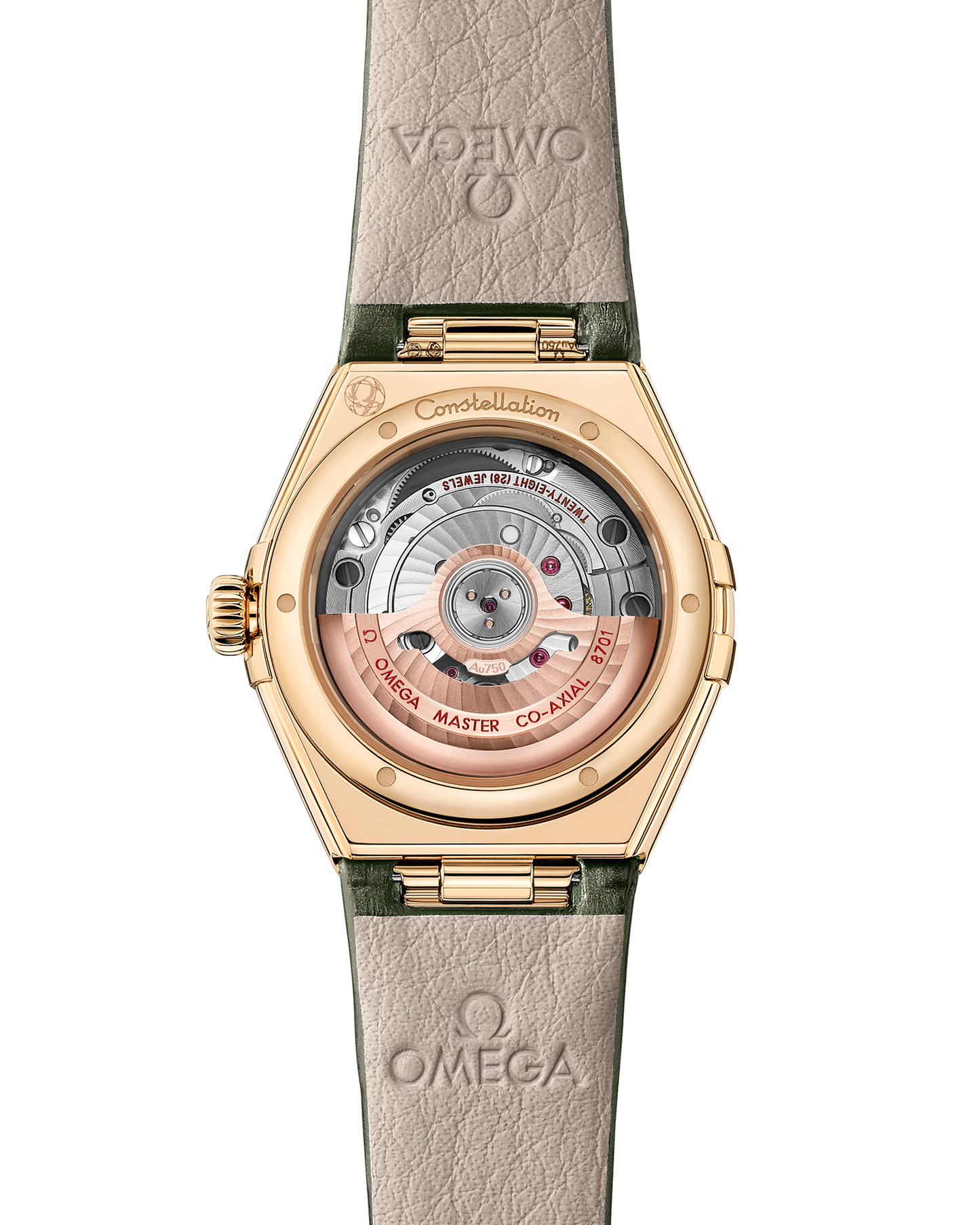 Constellation 29 mm, Moonshine™ gold on alligator