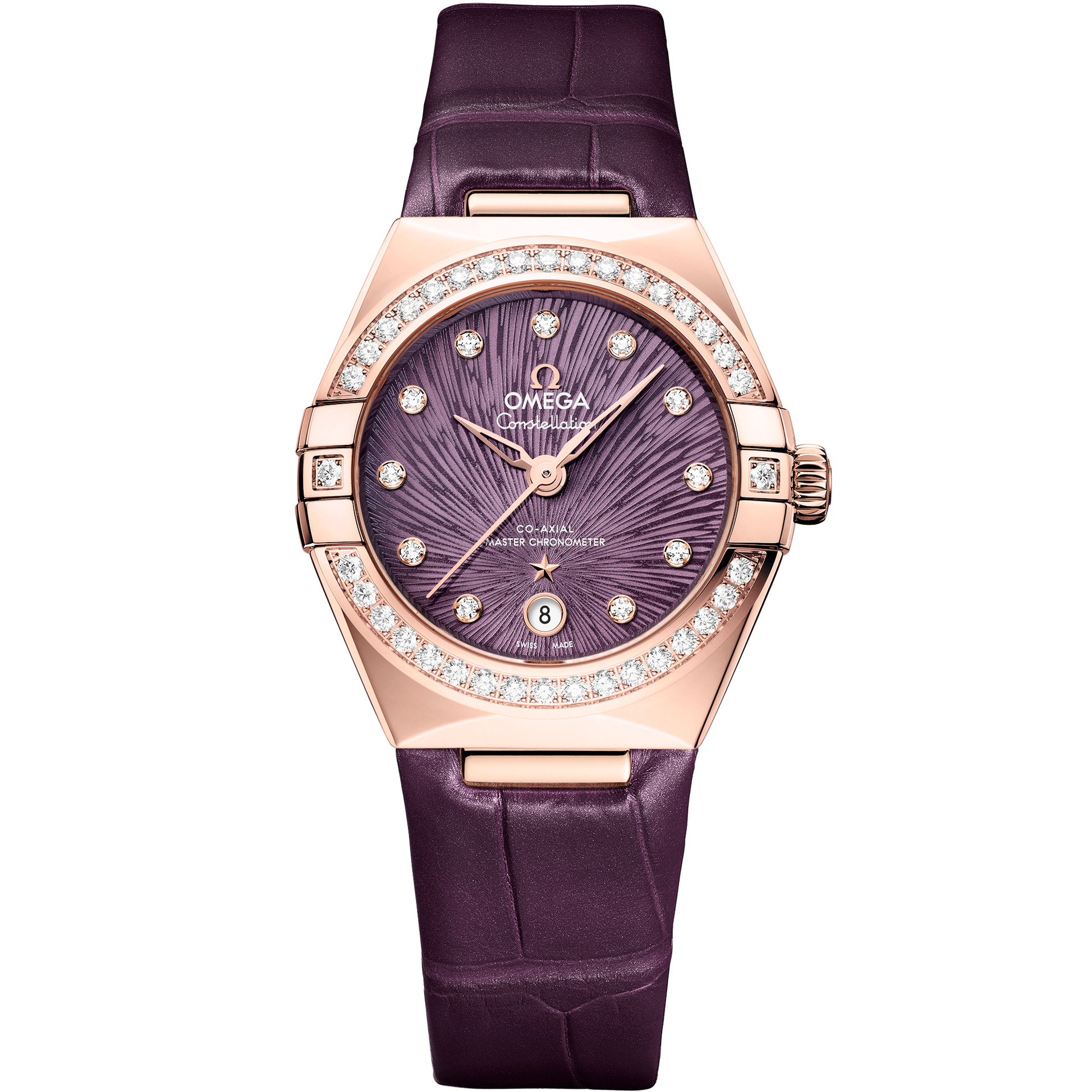Constellation 29 mm, Sedna™ gold on alligator