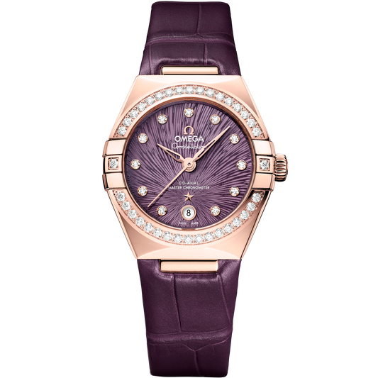 Constellation 29 mm, Sedna™ gold on alligator