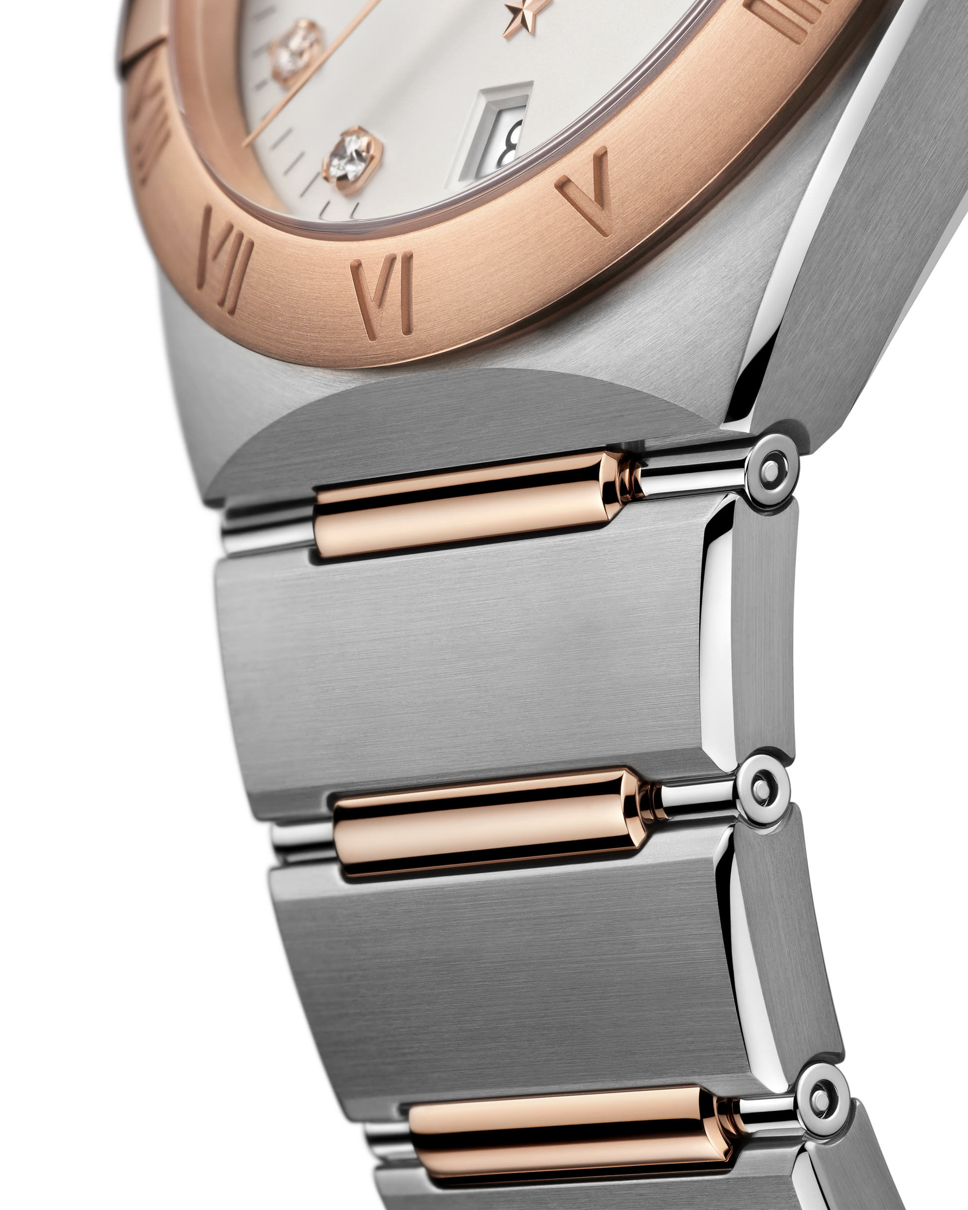 Constellation 39 mm, steel ‑ Sedna™ gold on steel ‑ Sedna™ gold