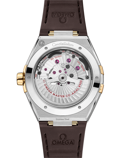 Constellation 41 mm, steel ‑ yellow gold on leather strap