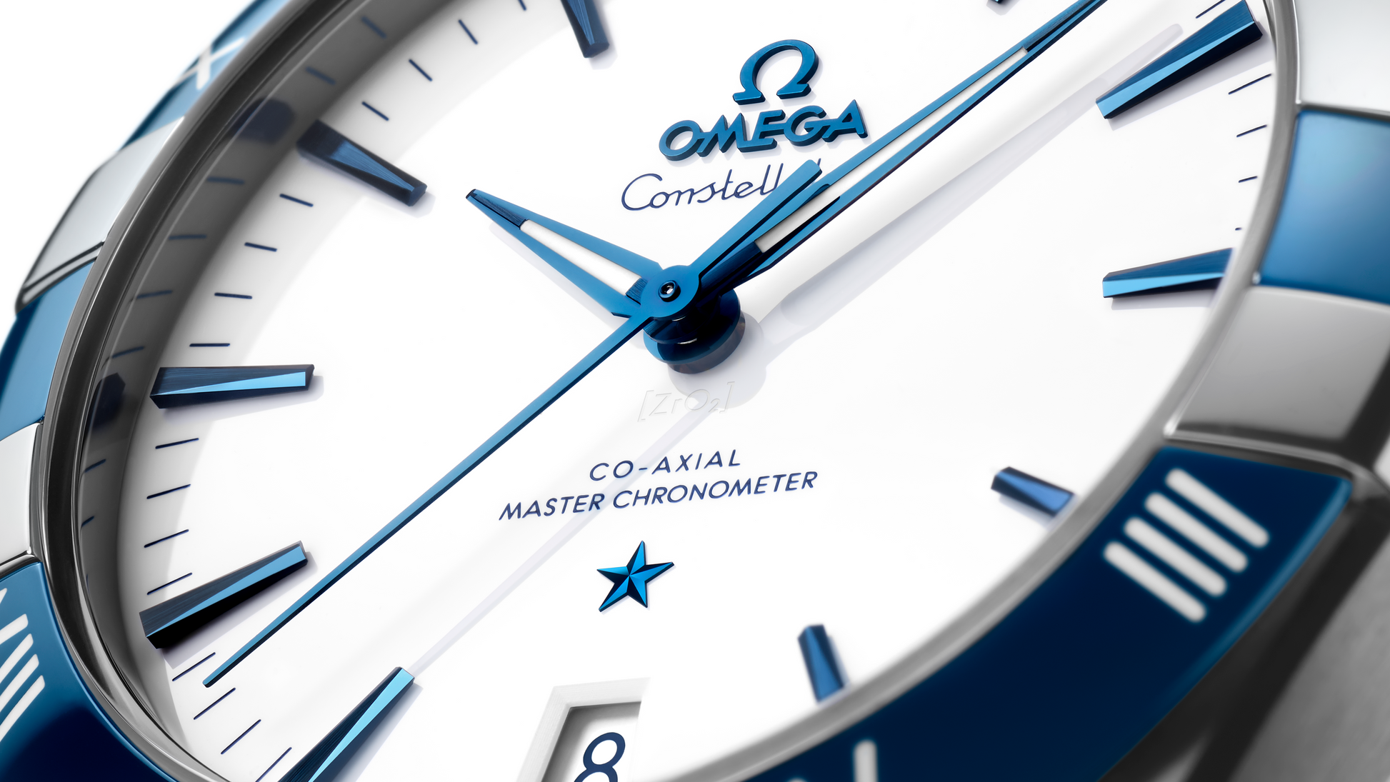 Constellation 41 mm, steel on leather strap