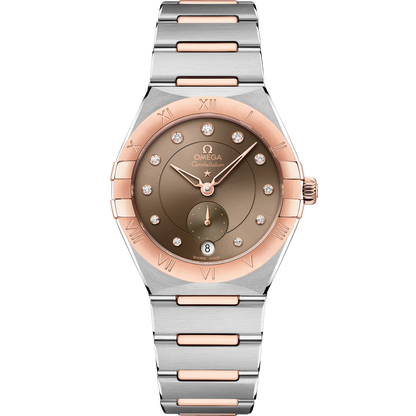 Constellation 34 mm, steel ‑ Sedna™ gold on steel ‑ Sedna™ gold