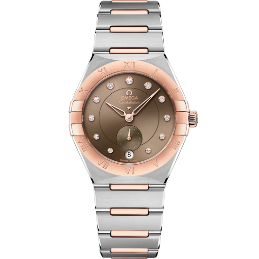 Constellation 34 mm, steel ‑ Sedna™ gold on steel ‑ Sedna™ gold