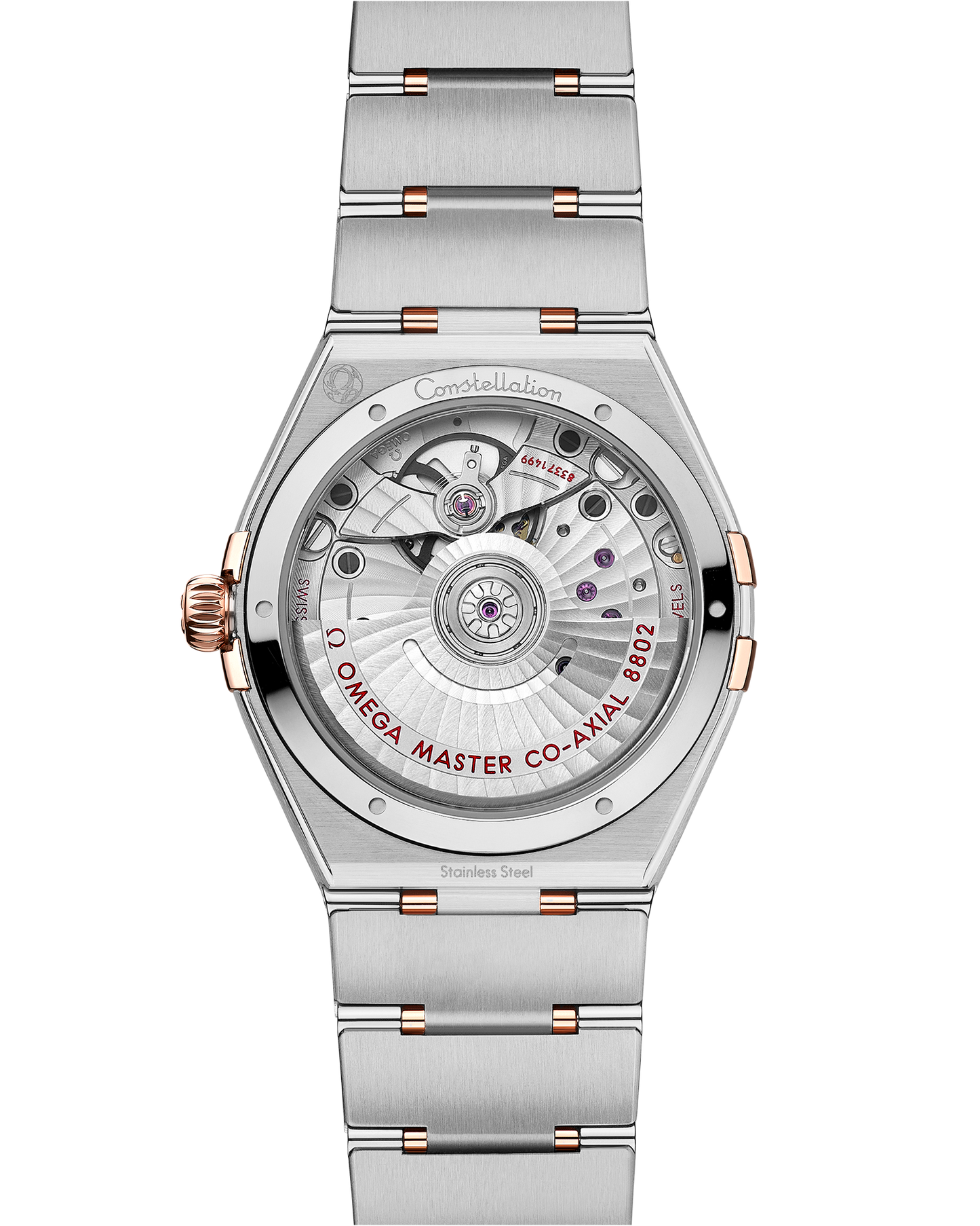 Constellation 34 mm, steel ‑ Sedna™ gold on steel ‑ Sedna™ gold