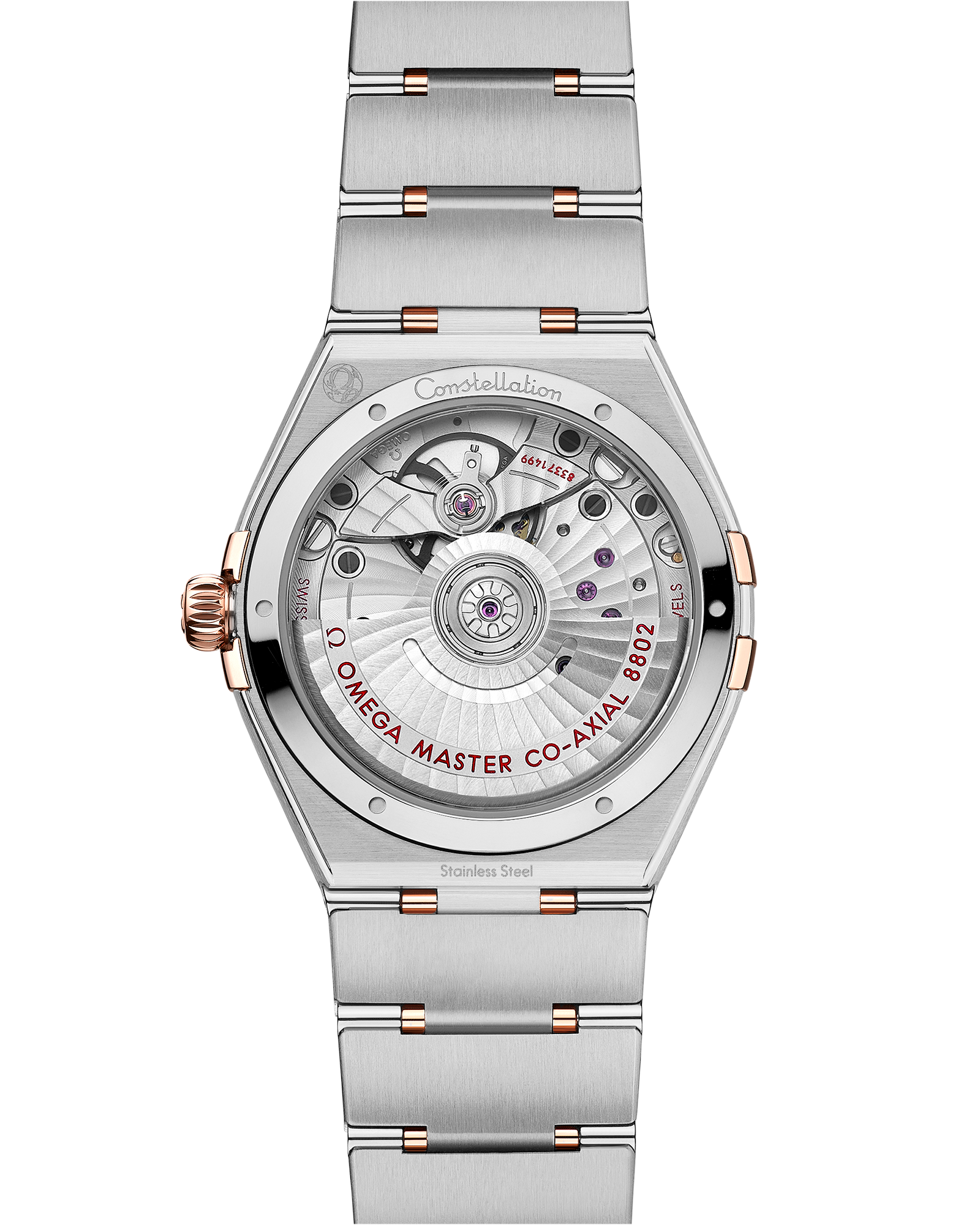 Constellation 34 mm, steel ‑ Sedna™ gold on steel ‑ Sedna™ gold