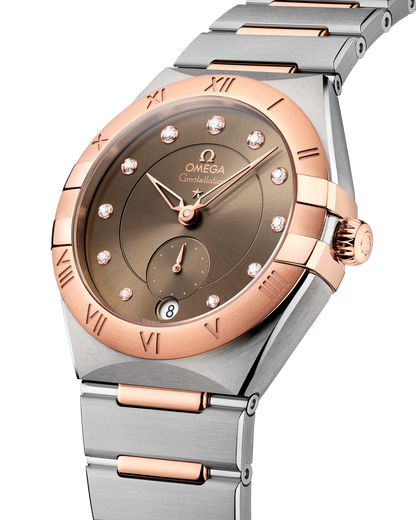 Constellation 34 mm, steel ‑ Sedna™ gold on steel ‑ Sedna™ gold
