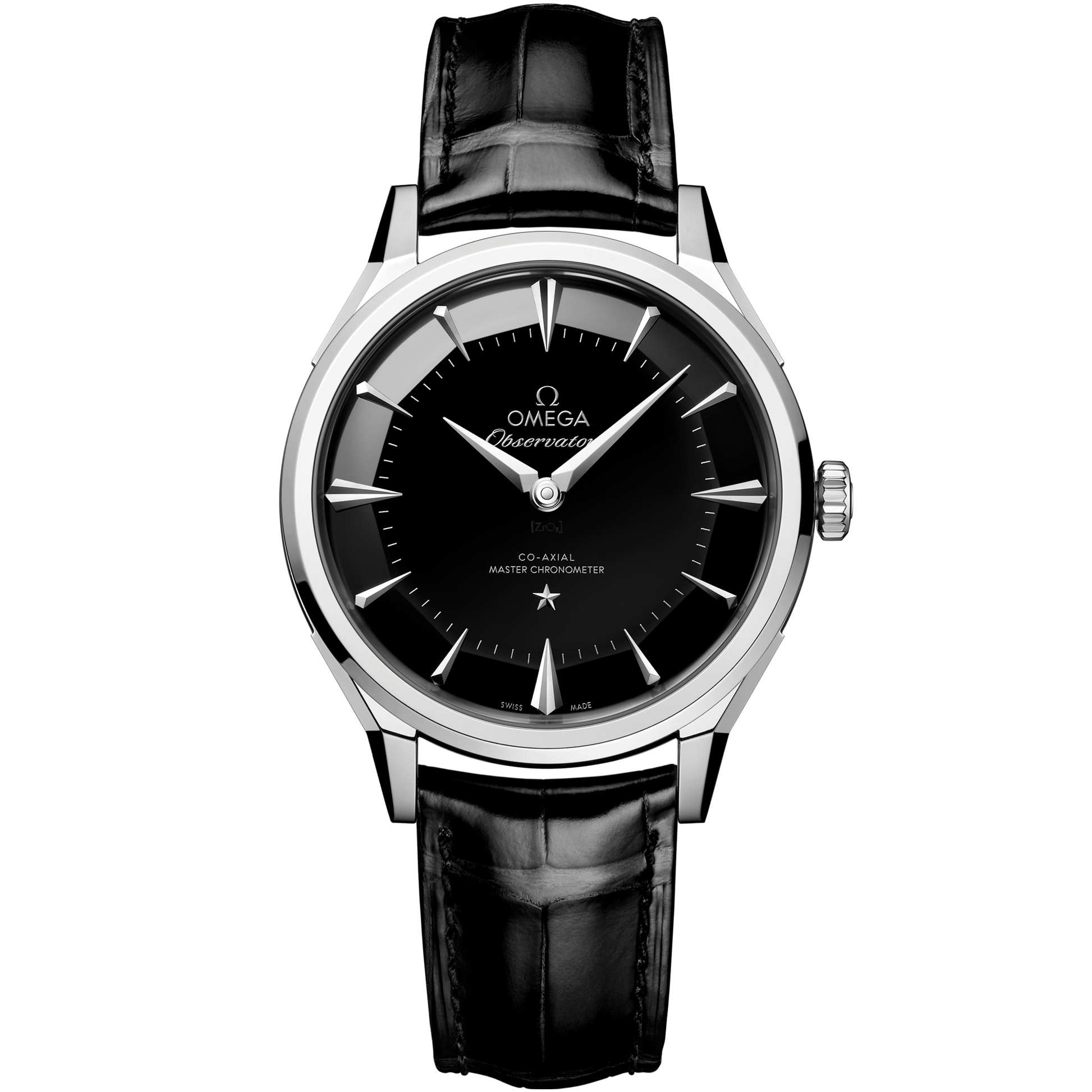 Constellation Observatory 39.4 mm, O‑MEGASTEEL on alligator