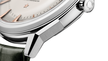 Constellation Observatory 39.4 mm, O‑MEGASTEEL on alligator