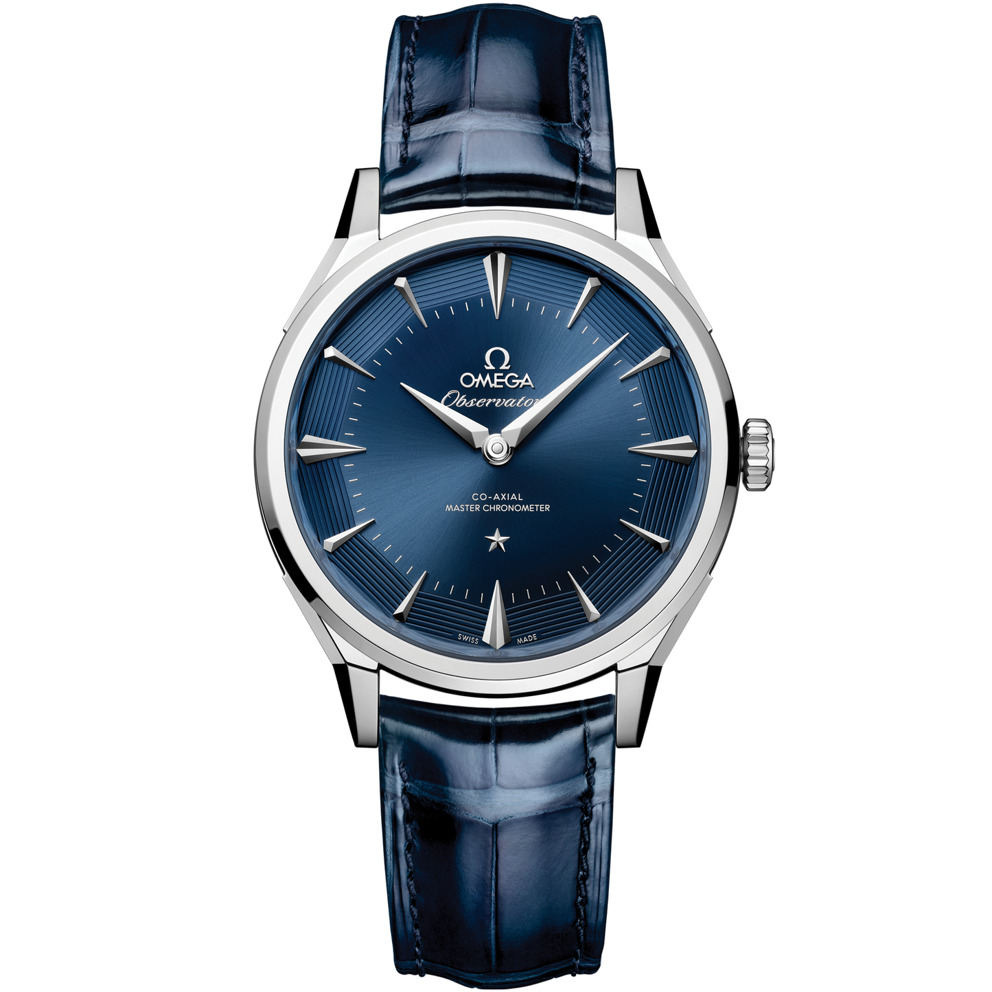 Constellation Observatory 39.4 mm, O‑MEGASTEEL on alligator