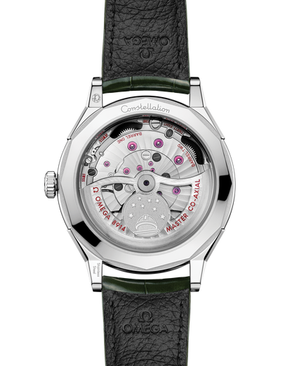 Constellation Observatory 39.4 mm, O‑MEGASTEEL on alligator