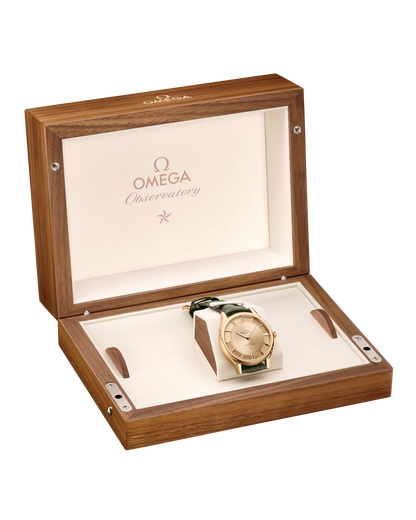 Constellation Observatory 39.4 mm, Moonshine™ gold on alligator