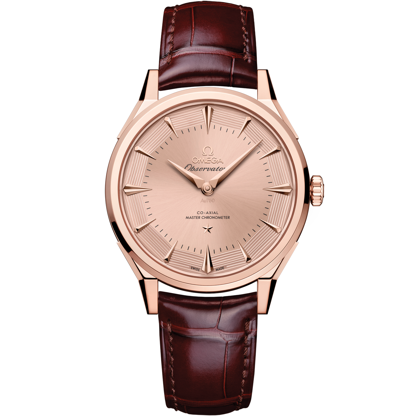 Constellation Observatory 39.4 mm, Sedna™ gold on alligator