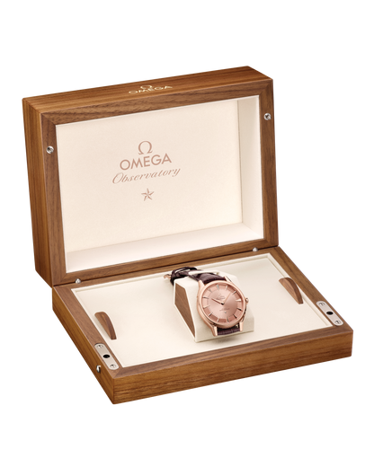Constellation Observatory 39.4 mm, Sedna™ gold on alligator