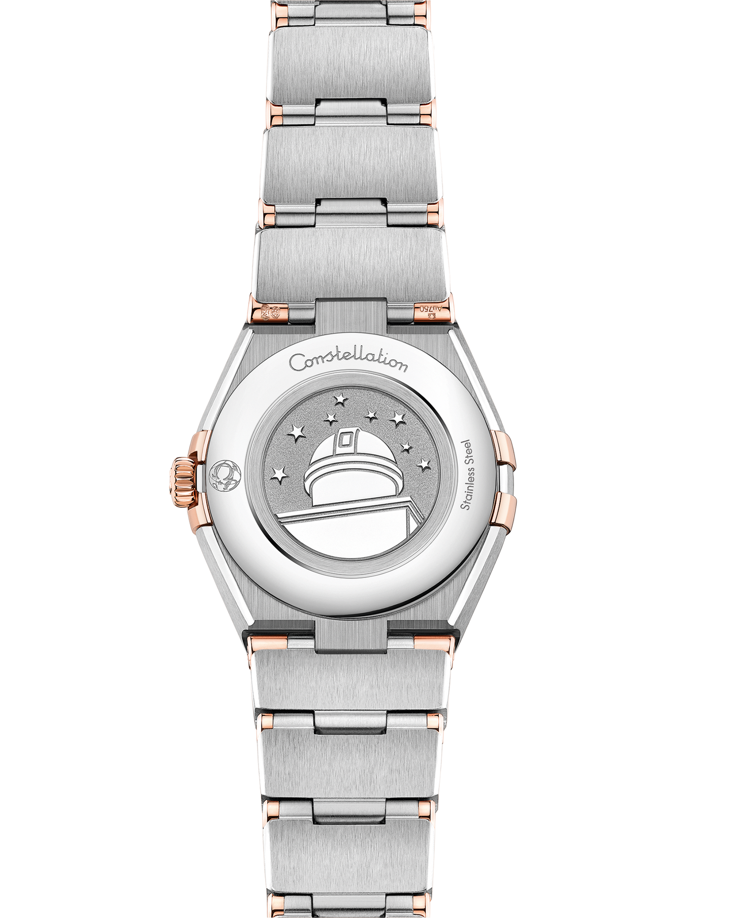 Constellation 25 mm, steel ‑ Sedna™ gold on steel ‑ Sedna™ gold