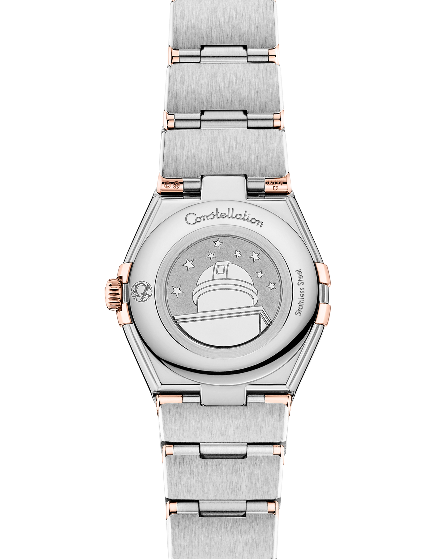 Constellation 25 mm, steel ‑ Sedna™ gold on steel ‑ Sedna™ gold