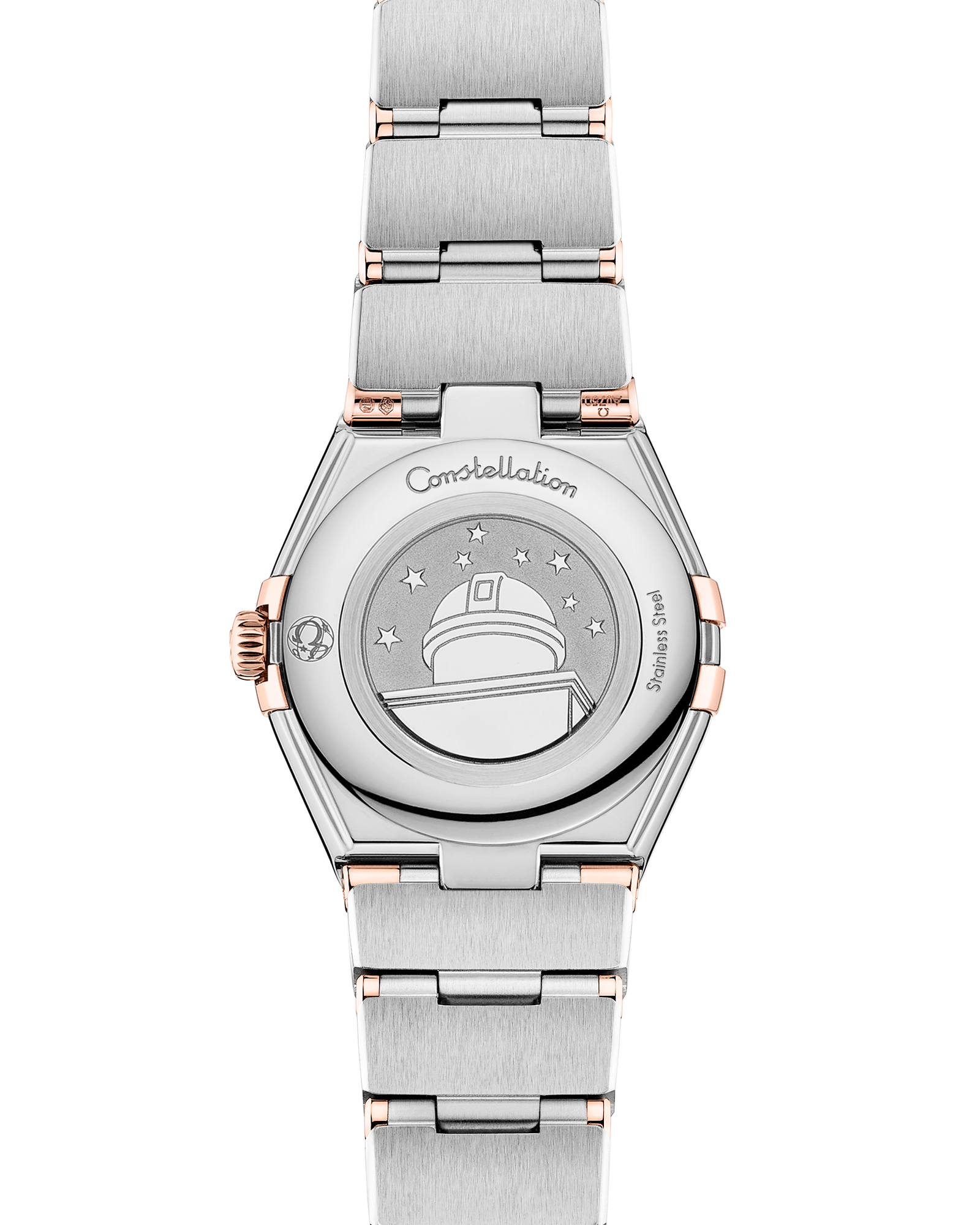 Constellation 25 mm, steel ‑ Sedna™ gold on steel ‑ Sedna™ gold