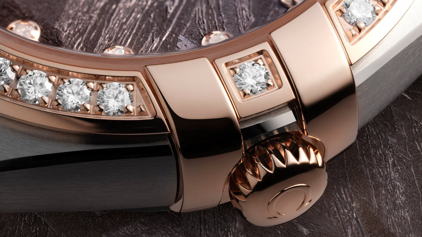 Constellation 25 mm, steel ‑ Sedna™ gold on steel ‑ Sedna™ gold