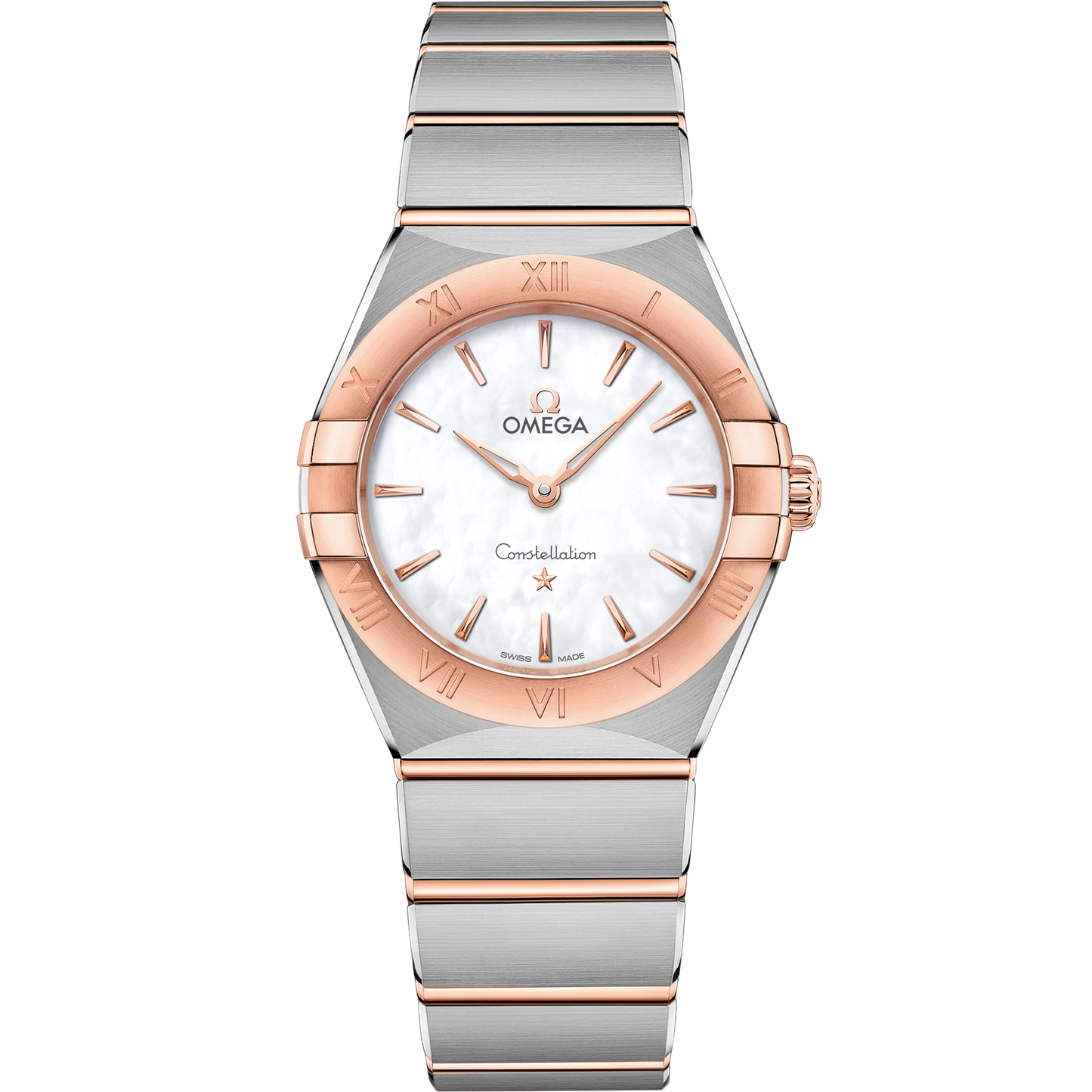 Constellation 28 mm, steel ‑ Sedna™ gold on steel ‑ Sedna™ gold