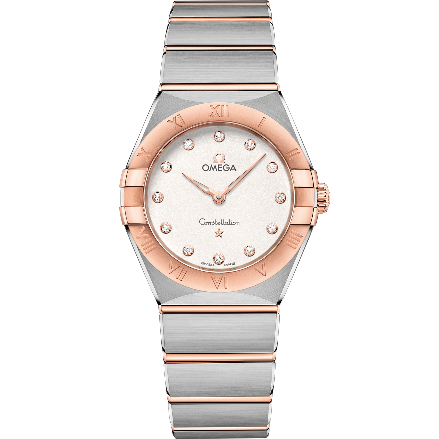 Constellation 28 mm, steel ‑ Sedna™ gold on steel ‑ Sedna™ gold