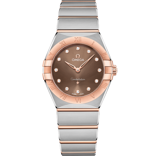 Constellation 28 mm, steel ‑ Sedna™ gold on steel ‑ Sedna™ gold