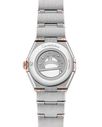 Constellation 28 mm, steel ‑ Sedna™ gold on steel ‑ Sedna™ gold