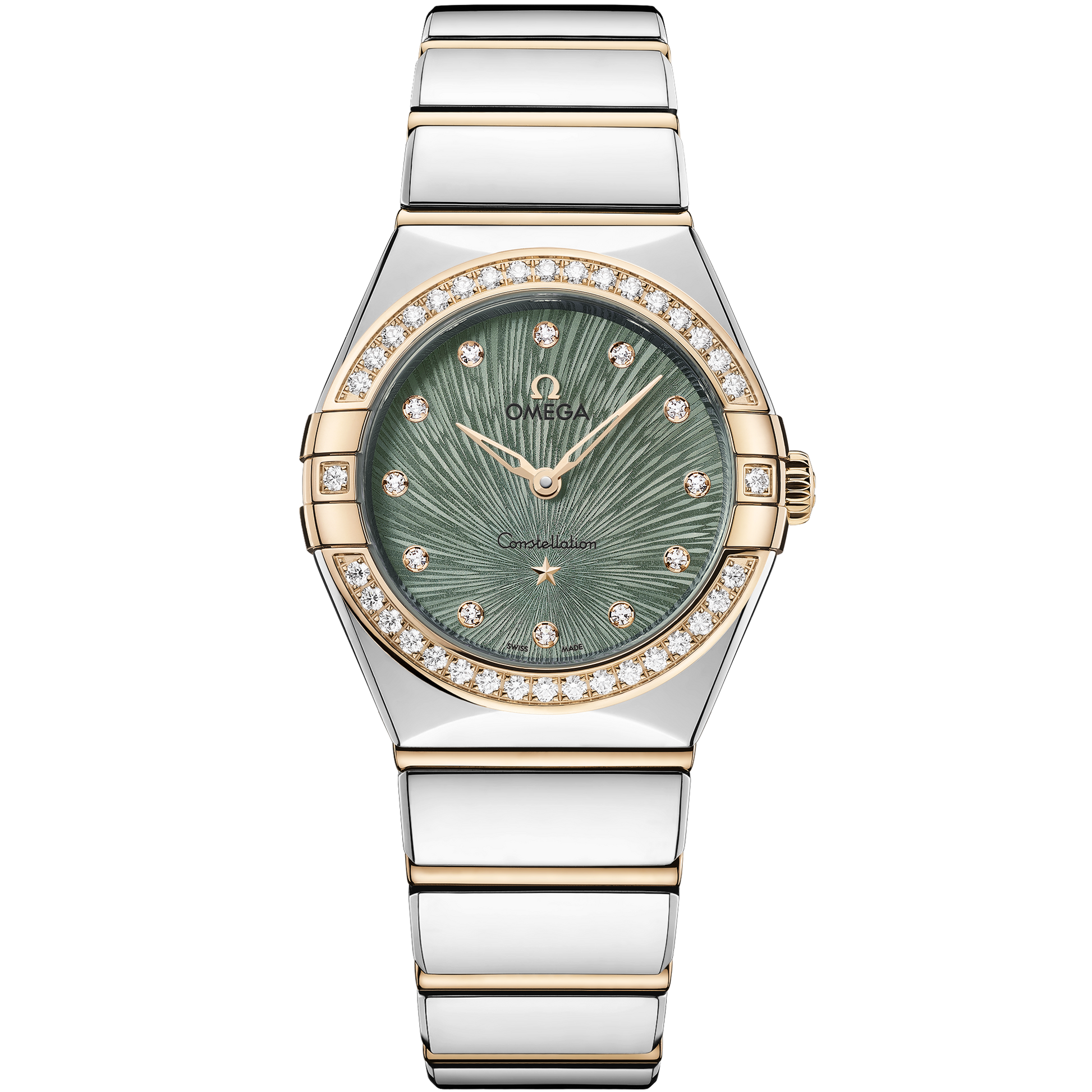 Constellation 28 mm, steel ‑ Moonshine™ gold on steel ‑ Moonshine™ gold