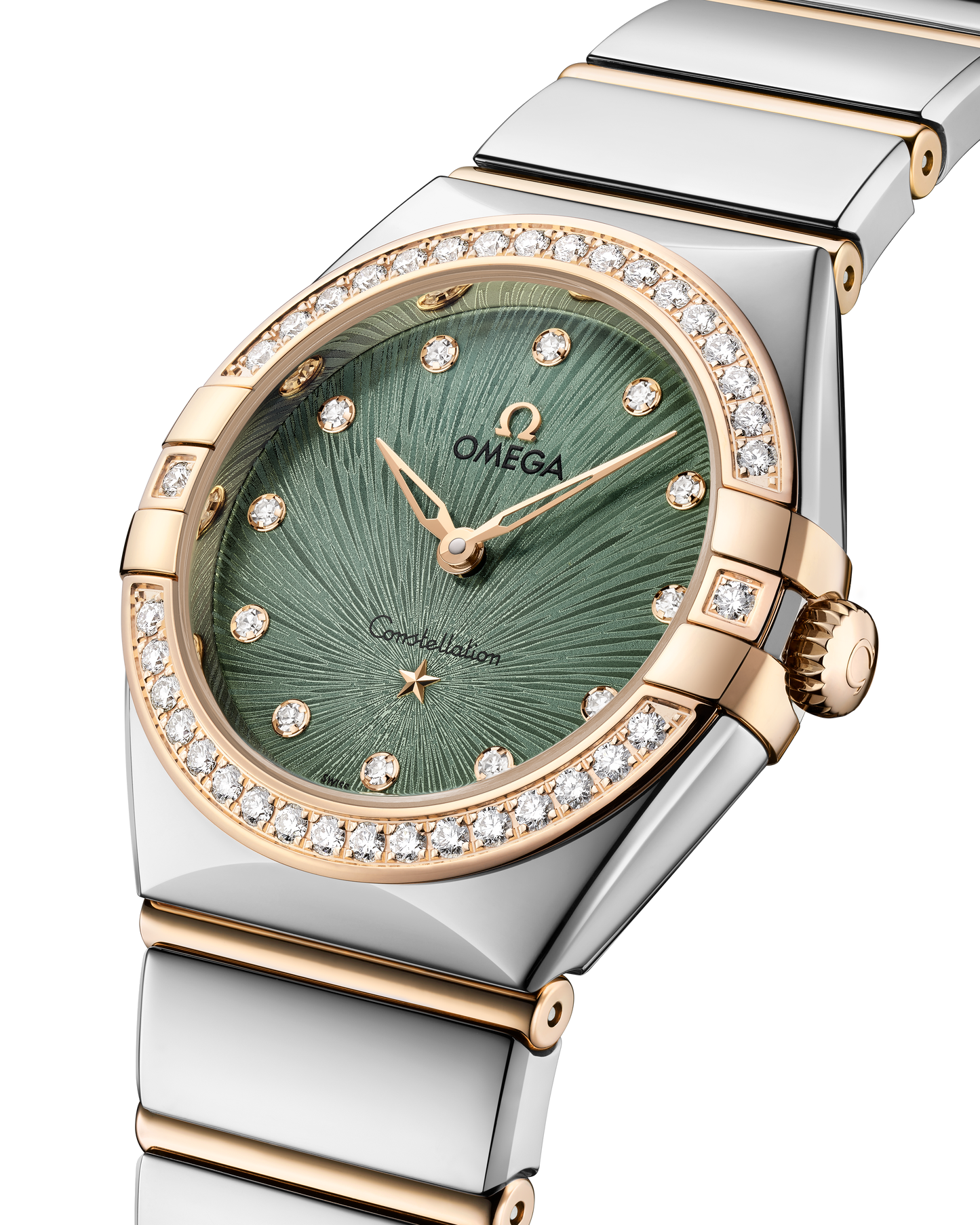 Constellation 28 mm, steel ‑ Moonshine™ gold on steel ‑ Moonshine™ gold