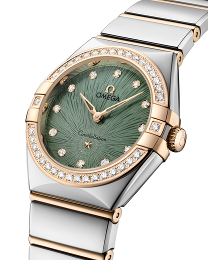 Constellation 28 mm, steel ‑ Moonshine™ gold on steel ‑ Moonshine™ gold