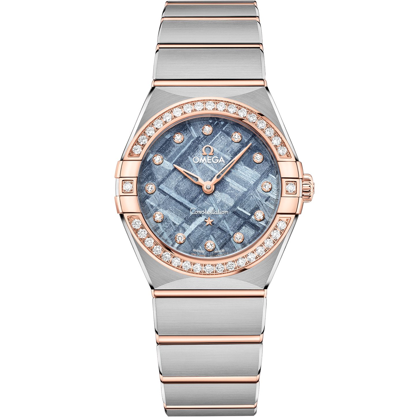 Constellation 28 mm, steel ‑ Sedna™ gold on steel ‑ Sedna™ gold