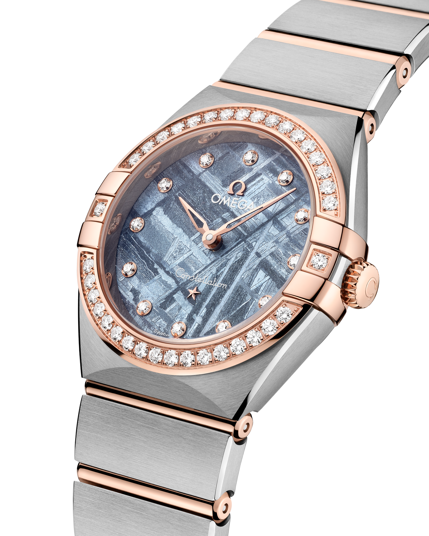 Constellation 28 mm, steel ‑ Sedna™ gold on steel ‑ Sedna™ gold
