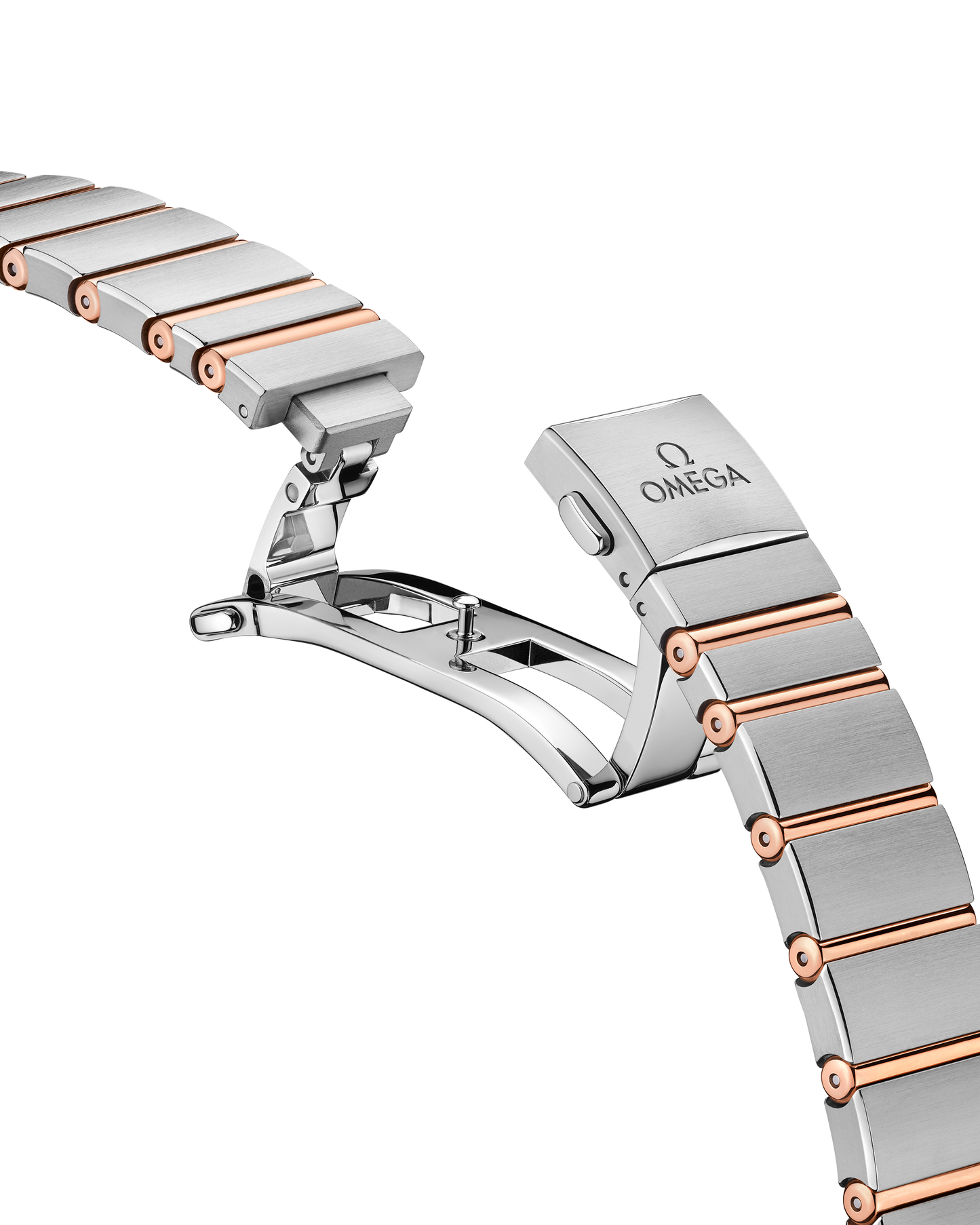 Constellation 28 mm, steel ‑ Sedna™ gold on steel ‑ Sedna™ gold