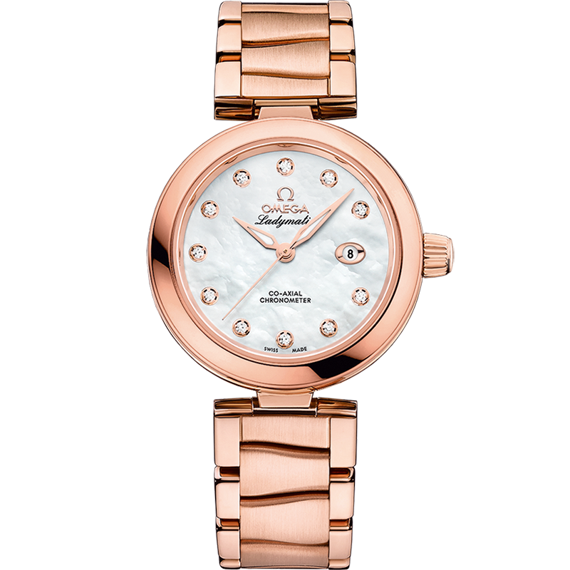 De Ville Ladymatic 34 mm, Sedna™ gold on Sedna™ gold